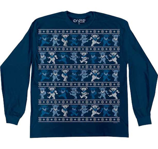 Grateful Dead Blue Holiday Shirt