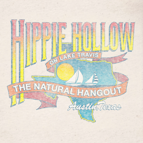 Hippie Hollow Women's Ivory T-Shirt