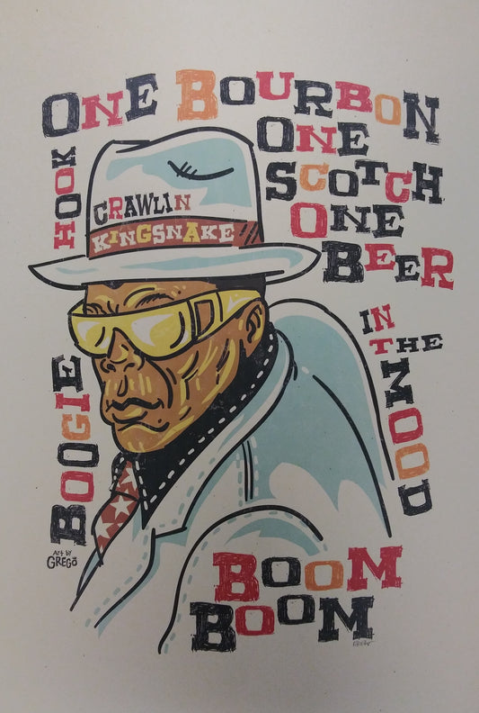 John Lee Hooker Art Print