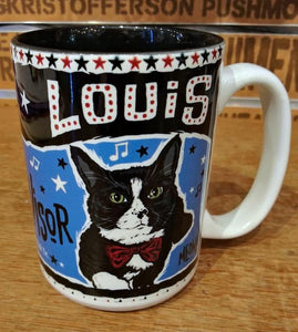 Louis the cat mug 