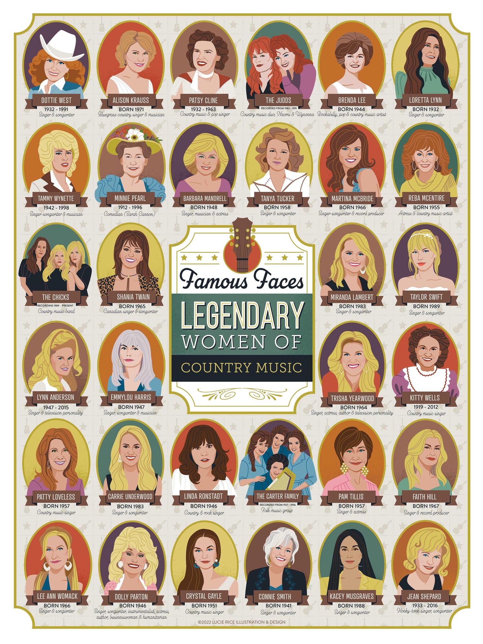 Legendary Women of Country Puzzle