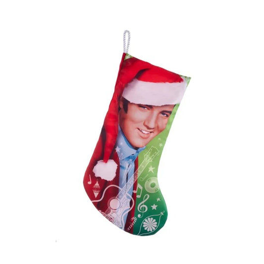 Santa Elvis Holiday Stocking