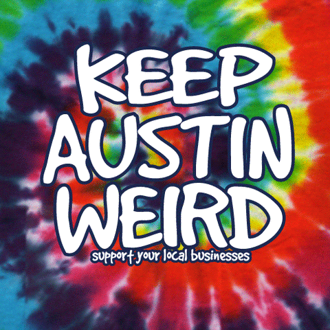 Keep Austin Weird Tie Dye T-Shirt